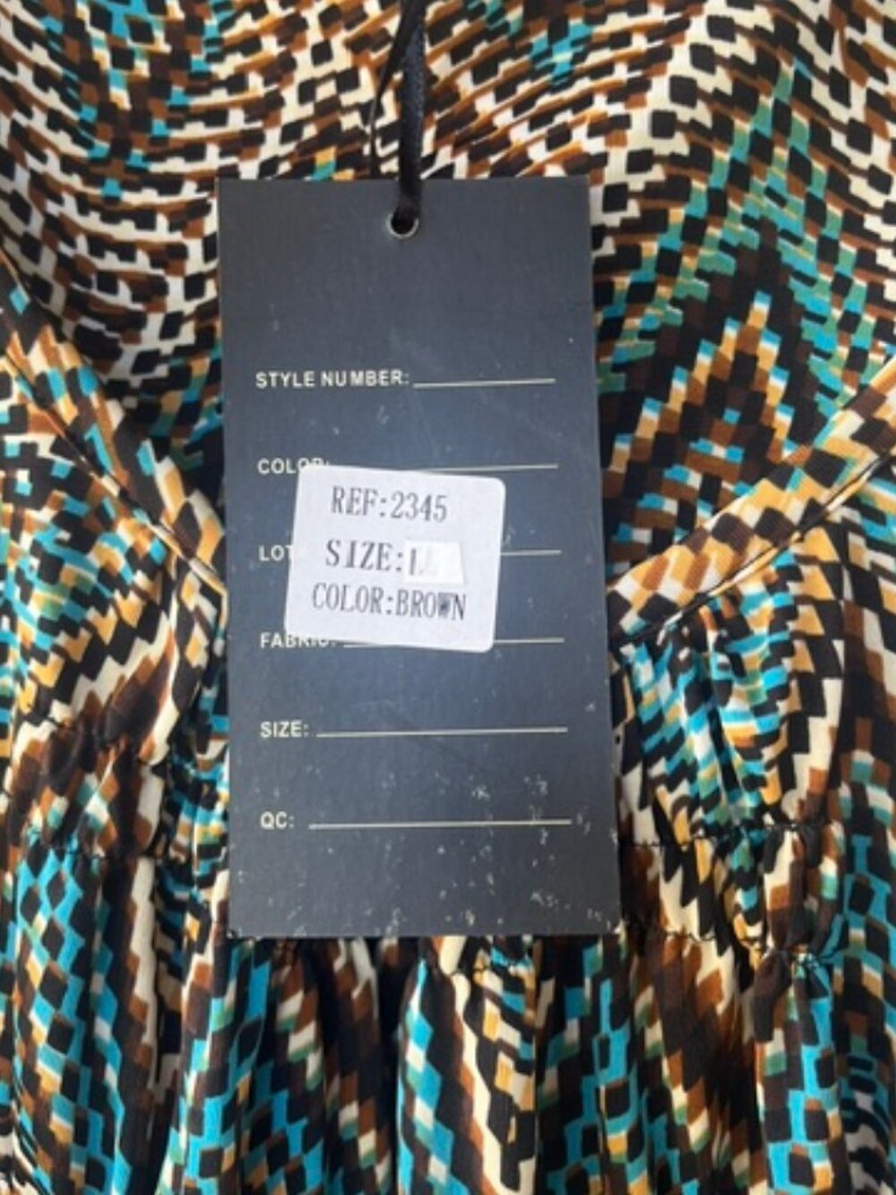 Reborn Chevron Pattern Dress – NWT - Picture 5 of 5
